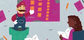 Sugestão de atividade: progressão aritmética com personagens da saga Mario Bros.