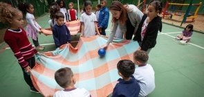 Coloque sua turma para jogar volençol