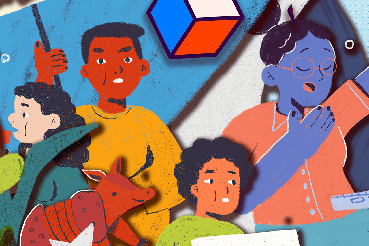 Compilado de ilustra&ccedil;&otilde;es para retrospectiva de conte&uacute;dos do Ensino Fundamental 1, em 2021.