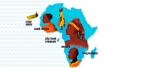 Compartilhe com a turma um mapa e curiosidades de 6 países africanos que têm o português como língua oficial