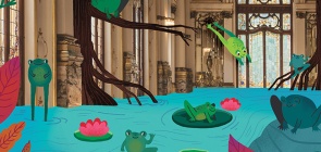 Trabalhe o poema-piada Os sapos com a garotada