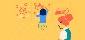 Com sala de aula invertida, coloque a turma para fazer uma atividade de pesquisa