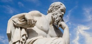 Estátua do filósofo grego Sócrates