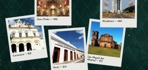 Viaje pelos patrimônios históricos brasileiros