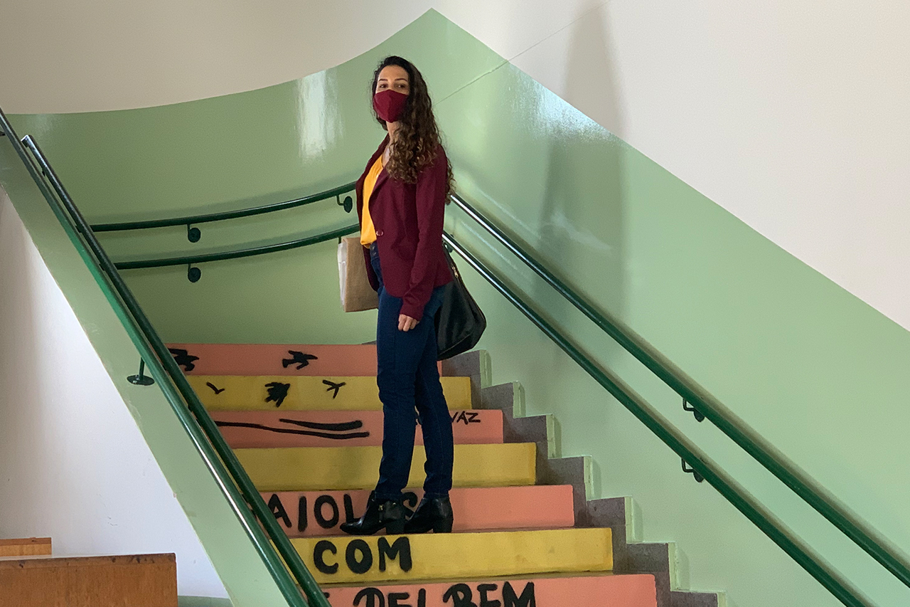Lidiane Lima voltou para a sala de aula em maio de 2020 e buscou acolher os sentimentos dos alunos no retorno ao presencial. 