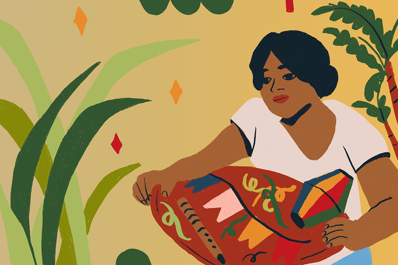 Ilustra&ccedil;&atilde;o abstrata representando o bicenten&aacute;rio da independ&ecirc;ncia do Brasil.