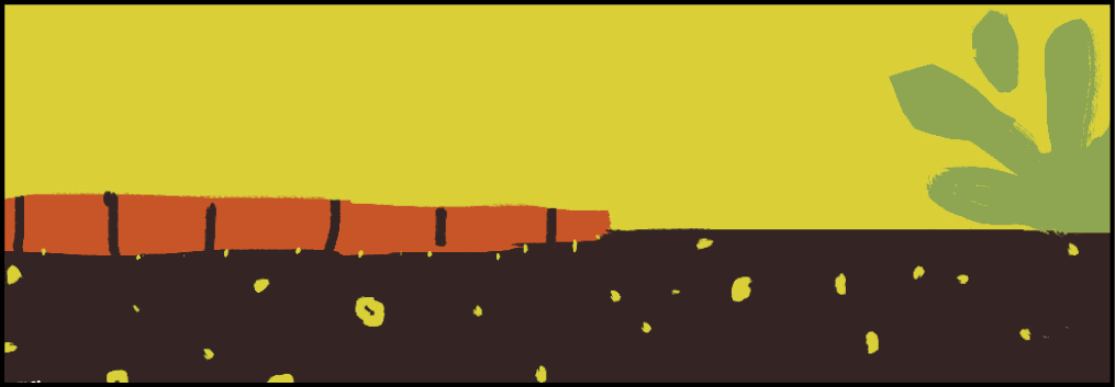 Gif animado de uma minhoca andando