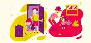 Baixe o infográfico: A casa como lugar de aprendizagem 