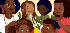 Atividade: brincando de cuidar dos cabelos