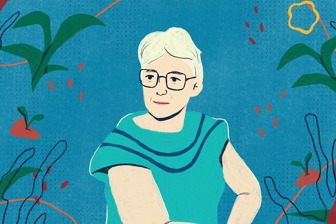 Retrato ilustrado de Johanna D&ouml;bereiner.