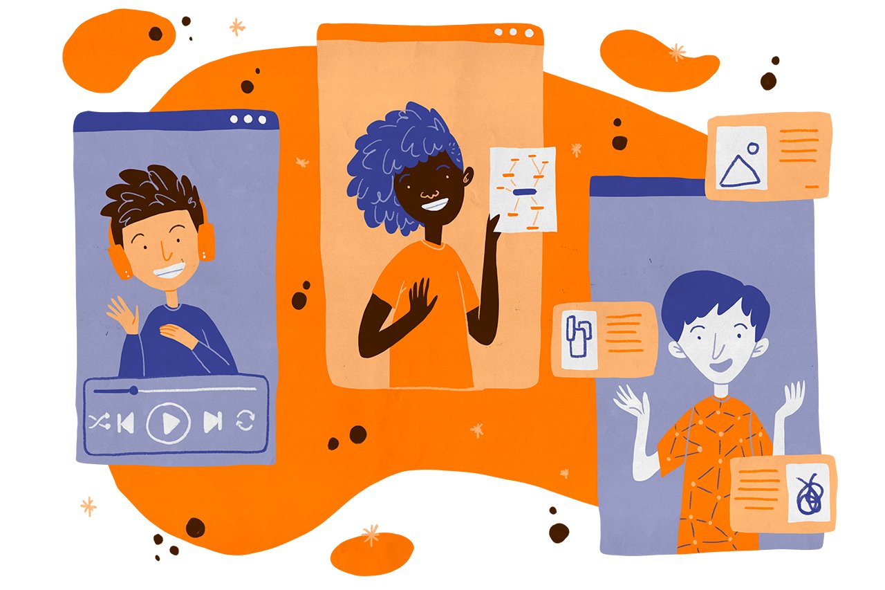 Adote as Metodologias Ativas para promover a autonomia dos alunos e produzir um conhecimento significativo com a participa&ccedil;&atilde;o ativa dos estudante. Ilustra&ccedil;&atilde;o: Est&uacute;dio Kiwi