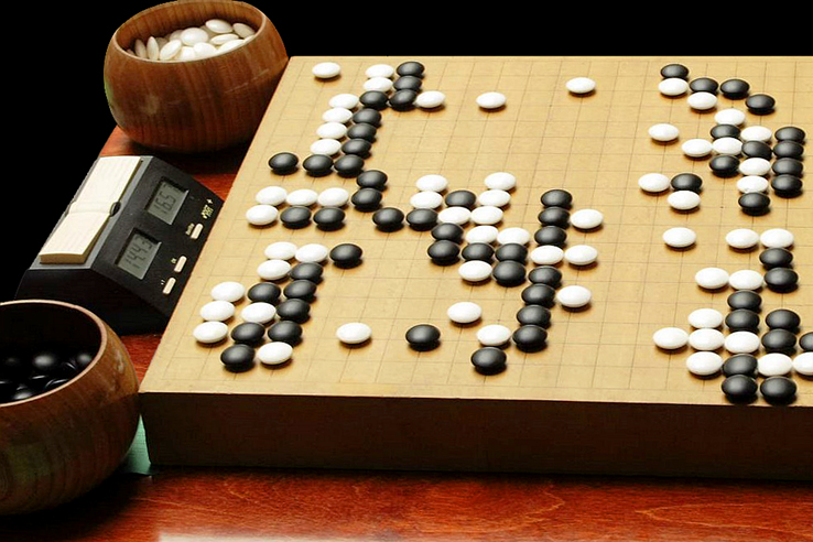 Fotografia de jogo de tabuleiro tradicional chin&ecirc;s.