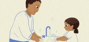 Para baixar: cards ajudam na construção de rotina de cuidados pessoais