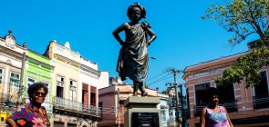 Estátua Mercedes Baptista, na região da Pequena África (RJ)