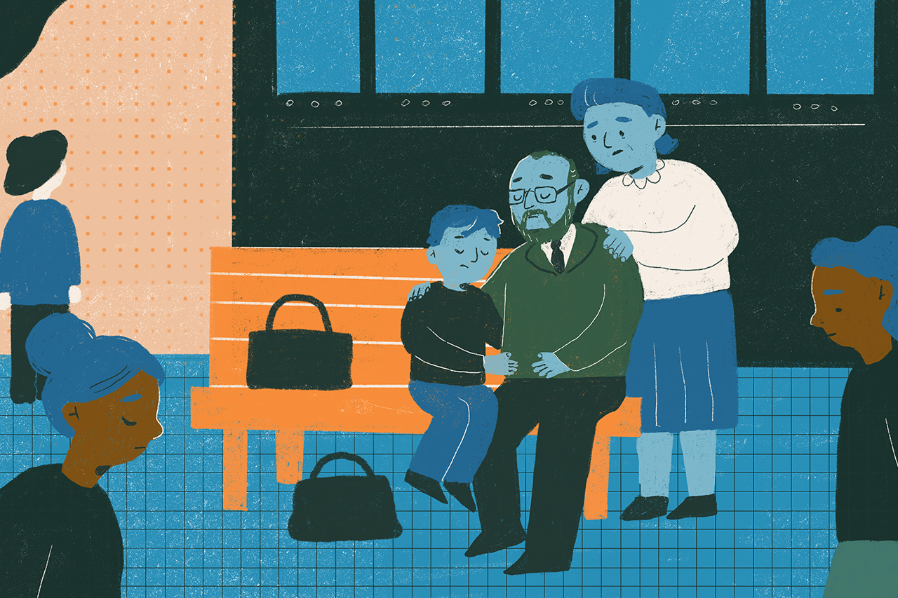 Ilustração apresentando o momento em que Paulo Freire foi exilado.