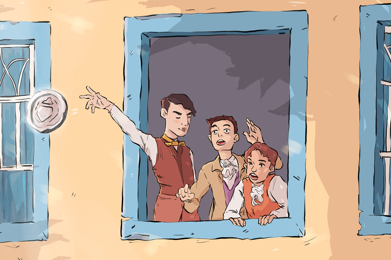 Ilustra&ccedil;&atilde;o inspirada em Machado de Assis.