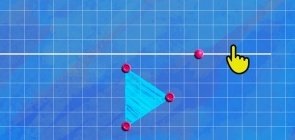 Tela de jogo geométrico