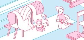 Atividade: ajude a família a montar percursos para bebês