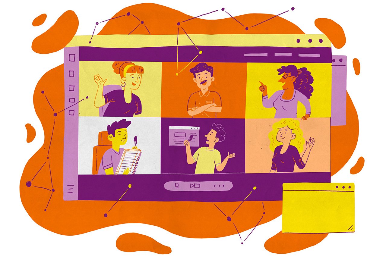 Contorne o medo e garanta que temas tabu sejam abordados durante as aulas &agrave; dist&acirc;ncia. Ilustra&ccedil;&atilde;o: Est&uacute;dio Kiwi