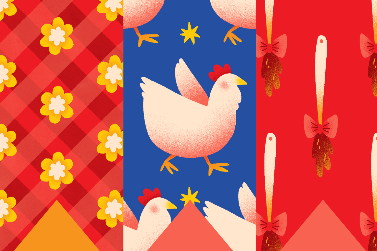 Ilustra&ccedil;&otilde;es de decora&ccedil;&otilde;es de festa junina.