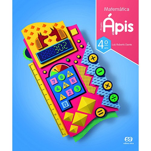 Capa do livro &Aacute;pis Matem&aacute;tica, de Luiz Roberto Dante, indicado pela professora Jussara Schmitz, do projeto Costurando a Matem&aacute;tica