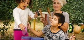 Explorando os sons em casa