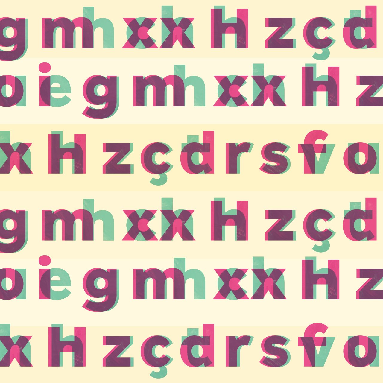 Letras em 3d na cor lil&aacute;s em um fundo branco