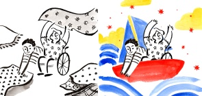 Atividade: brincando com tecidos para imaginar novos mundos